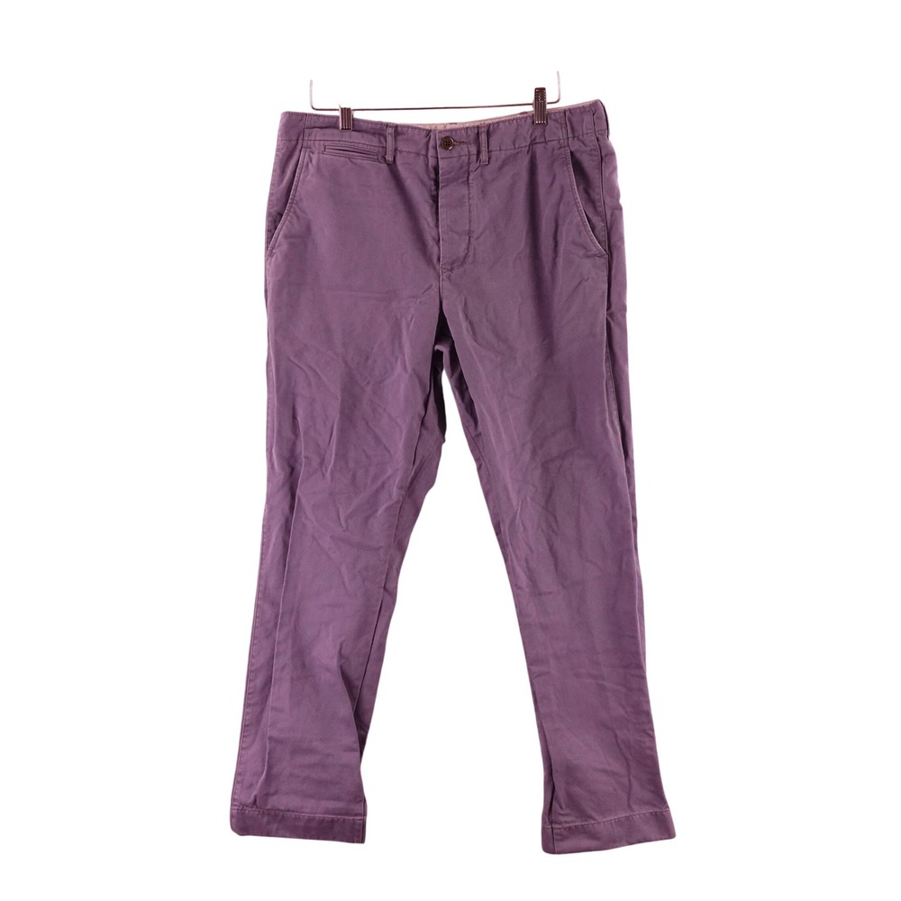 Wallace & Barnes Mens 36x32 J.Crew Gray Cotton Chino Pants Re-Imagined